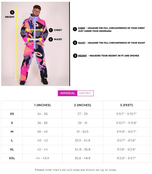 Comic Book Candy Ski Suit - Mens - Image 7